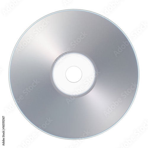 disc label side silver