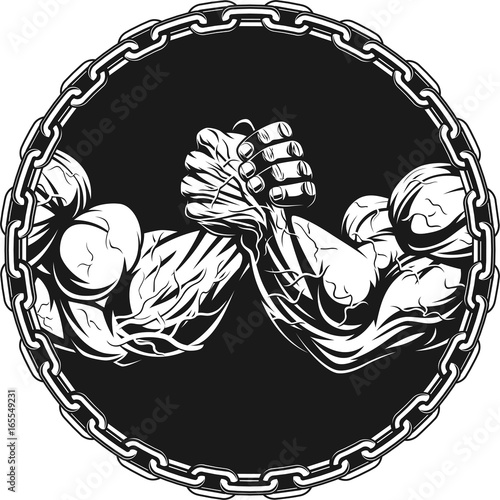 Symbol of the competition on armwrestling