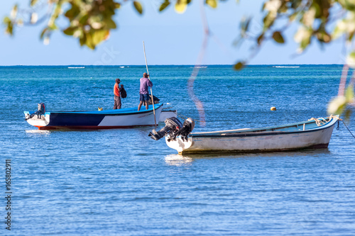  île Rodrigues, barques de pêche à anse aux Anglais