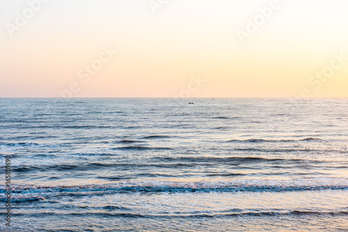 Sea surface at dawn