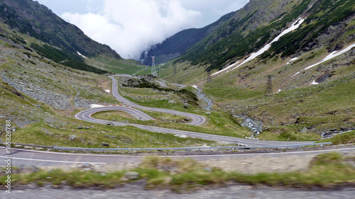 Transfagarasan in den Karpaten in Rumänien