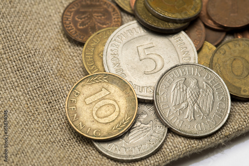 Old German Currency - Deutsche Mark und Pfennige