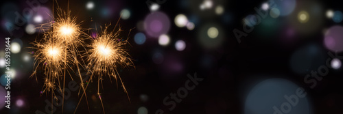 Sparklers with Copy Space
