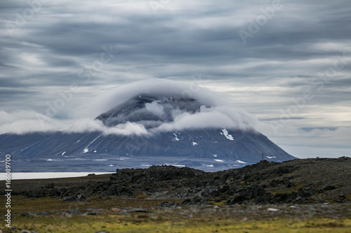 Hohenlohefjellet w czapie z chmur