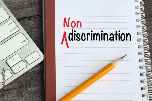 change of discrimination to non-discrimination