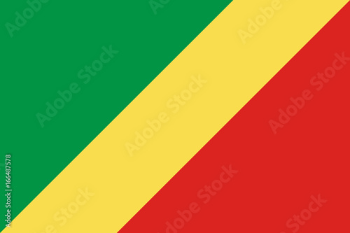 Official vector flag of Republic of the Congo .