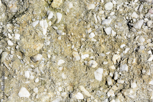 Natural texture of conglomerate with quartz stones