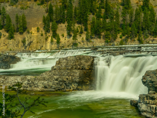 Kootenai River Falls rapids near Libby, Montana