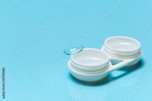 Contact lens, contact lens case, tweezers