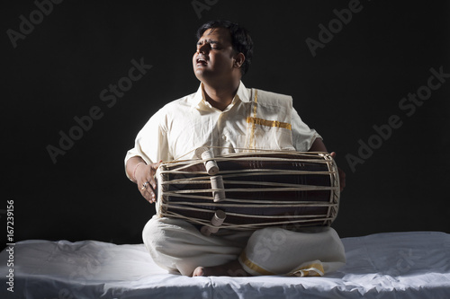 Man playing the tabla 