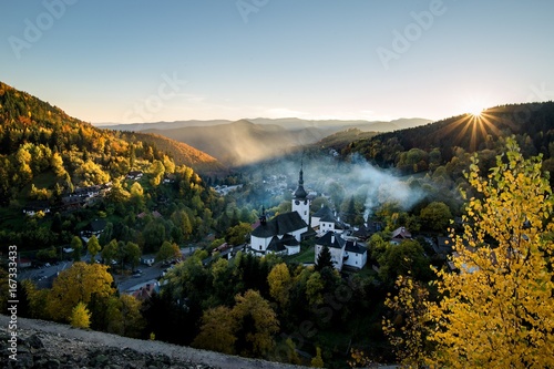 Spania valley, Spania Dolina, Slovakia famous mining village