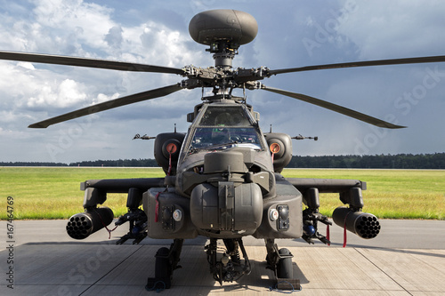 Military attack helicopter