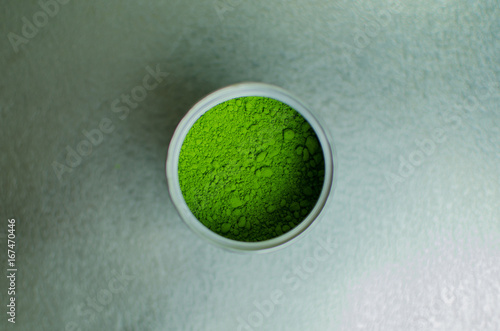 Matcha - Japanese green tea powder in a can