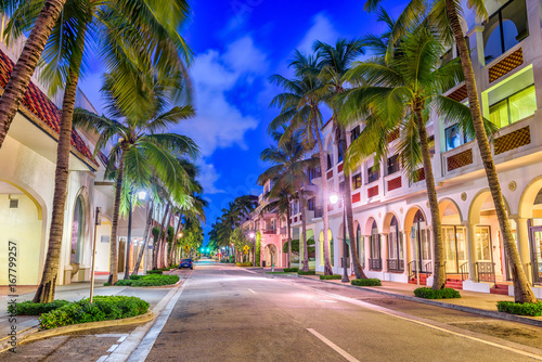 Palm Beach, Florida, USA at Worth Ave.