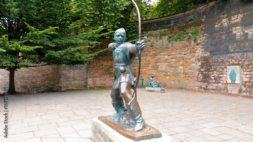 Robin Hood Statue in Nottingham UK