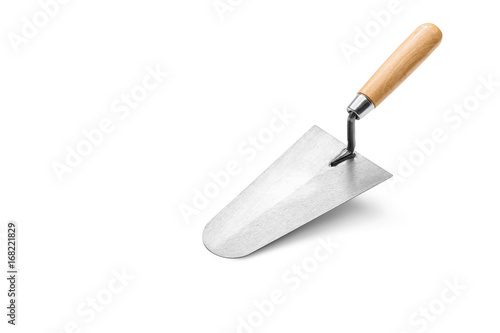 Trowel the mortar