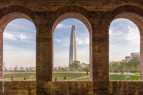 St. Louis Arch Eads Bridge