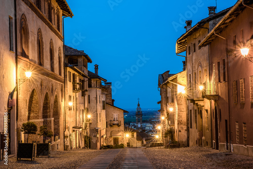 Saluzzo, Cuneo, ora blu