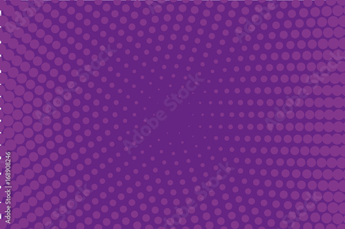 Comic pattern. Halftone background. Purple, violet color. 