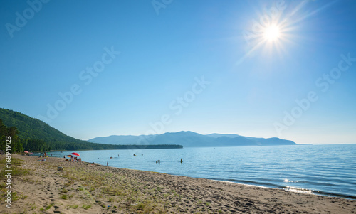 A sunny day on the eastern side of Lake Baikal