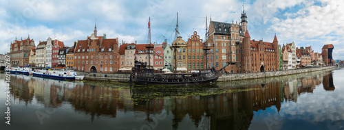Gdansk Poland Historic Riverfront
