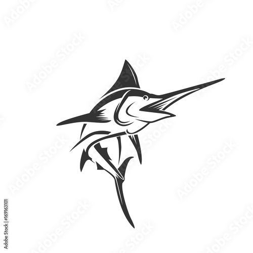 marlin fish art