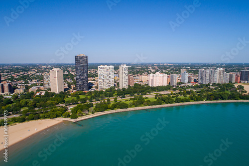 Aerial image Chicago IL USA
