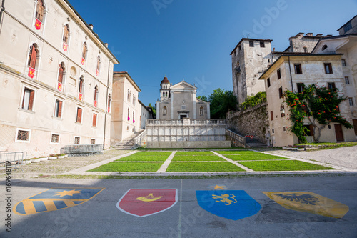 Feltre old square, Italy