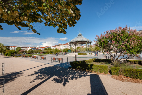 The famous music dome on the 'Champ de Mars' of the city Valence in France