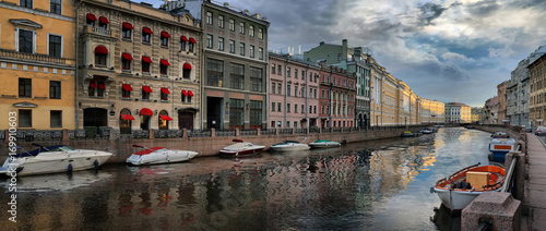 Morning on the Moika River in St. Petersburg