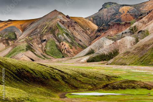 Massif du Landmannalaugar en Islande