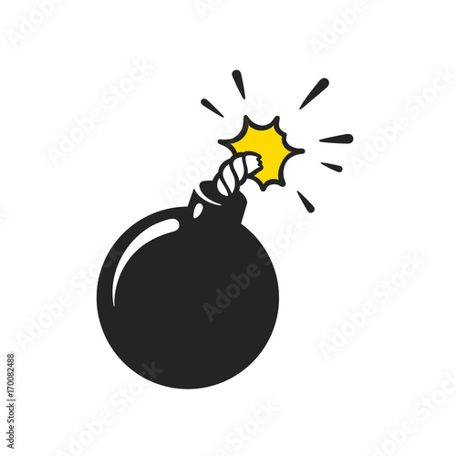 Cartoon bomb illustration