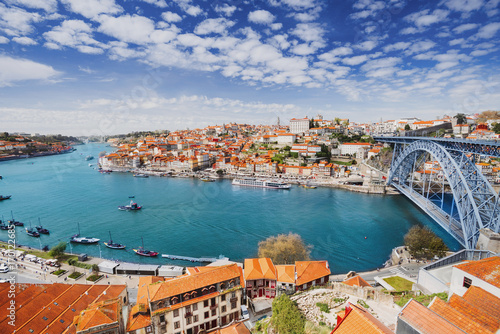 Porto, Portugal old town on the Douro river, beautiful view