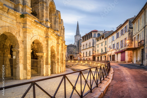 Arles Amphitheatre and Oldt Town, France