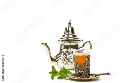 True Moroccan mint tea in the original cup