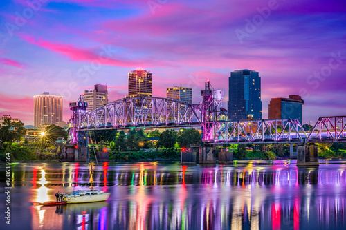 Little Rock Arkansas Skyline