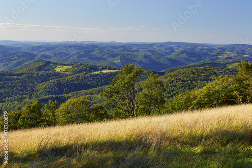 View of the Allegheny Plateau near Thomas, West Virginia