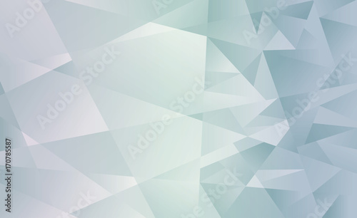 Abstract multicolored Green polygonal background. Vector