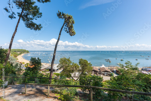 BASSIN D'ARCACHON (France), vue sur la baie