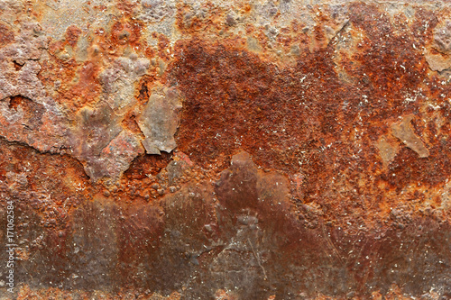 Old rusty iron background