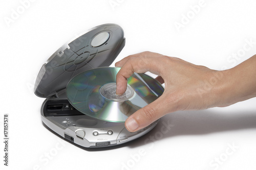 Placing Cd Inside Portable Cd Player