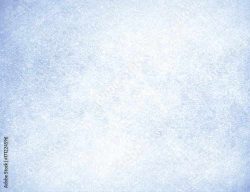 Ice frozen blue background, icy frost scratched texture, cold winter material