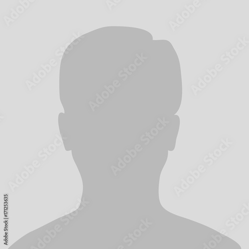 Default avatar profile icon, Grey photo placeholder