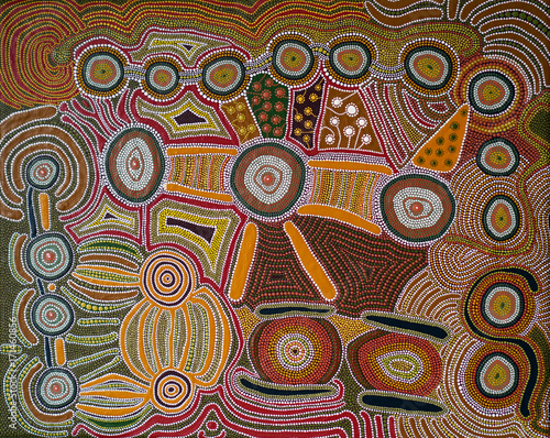 aboriginal style - dot painting