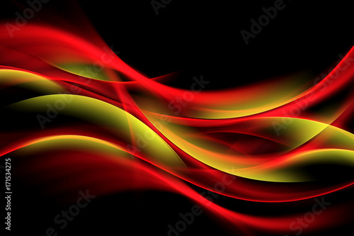 Shiny Background Glowing Blurred Waves Design