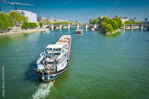 Barge on the Seine