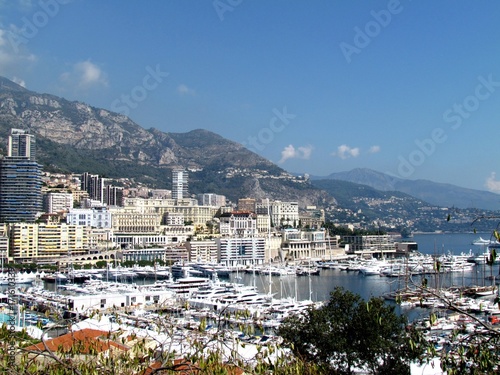 View from the Prince's Palace of Monaco, Fontvielle district