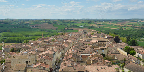 Lectoure, vue générale, Gers, France