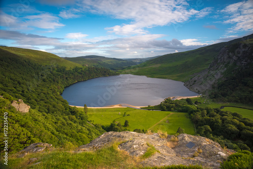 Lough Tay lake in Wicklow Mountains - Ireland