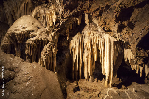 Italia, Toscana, Lucca, Garfagnana, interno della Grotta del Vento.
